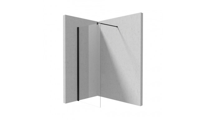 KERRIA PLUS SHOWER WALL. WHT/TRAN NERO80