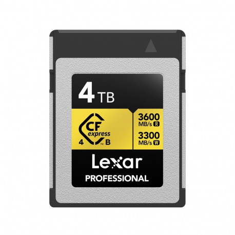 Lexar mälukaart CFexpress 4.0 Pro Gold R3600/W3300 4TB