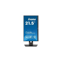 iiyama ProLite 21.5” IPS 3-side borderless monitor with height-adjustable stand for multi-monitor se