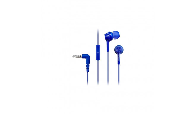 Panasonic RP-TCM115E Headset Wired In-ear Calls/Music Blue