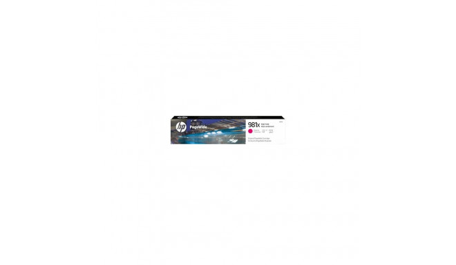 HP 981X High Yield Magenta Original PageWide Cartridge