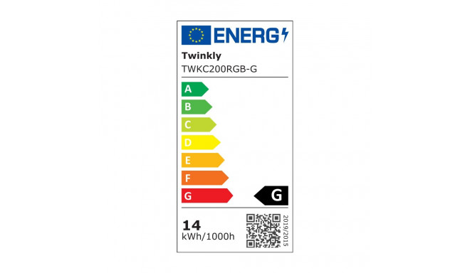 Twinkly Candies 200 küünlakujulised RGB LED-id, USB-C|roheline juhe