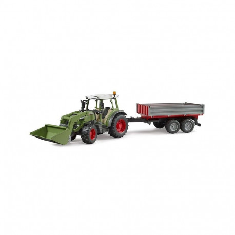 Bruder Fendt Vario 211 traktor esilaaduri ja kalluriga