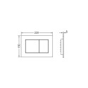 Button Flush Tecenow metallik hall