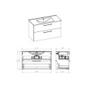 SET EKOLINE 100 2S ANTHRACITE HG HUNG