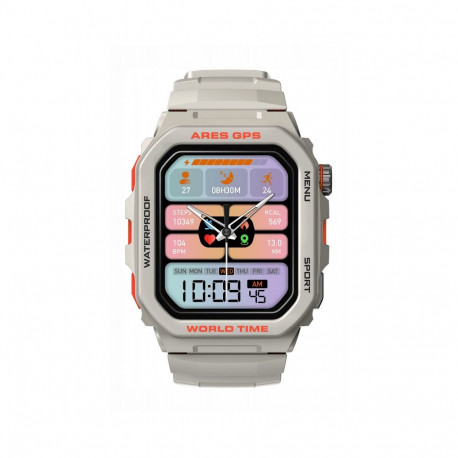 Smartwatch - Zeblaze Ares GPS, Bluetooth Calling, 60+ Sports Modes, White