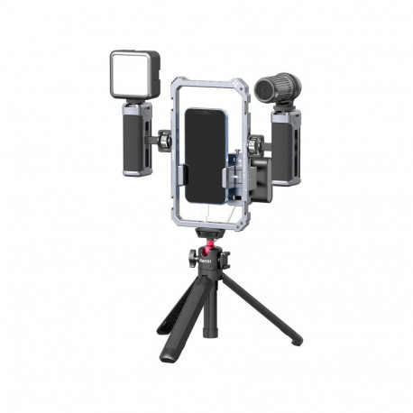 Smartphone Video Cage - Ulanzi Universal Smartphone Metal Cage 66–83 mm 12 1/4-Inch Threads 4 Cold S