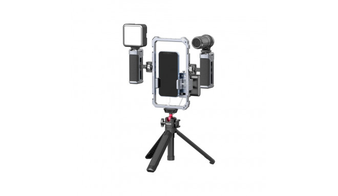 Camera Accessory - Ulanzi Universal Smartphone Metal Cage Adjustable Handles 16 Mounting Points