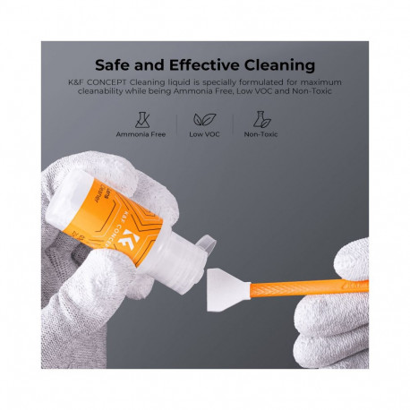 Camera Cleaning Kit - K&F Concept Full-Frame Sensor Cleaning Kit 10 Spatulas