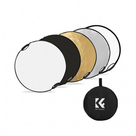 Photography Accessory - K&F 5-In-1 Circular Reflector Kit 60cm