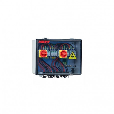 PV Combiner Box - 4in-4out 1000V DC 50A IP66 V0 - Waterproof Enclosure