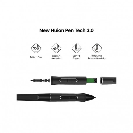 Graphics Tablet - HUION Kamvas 16 (2021) 1920x1080, 8192 Pressure Levels