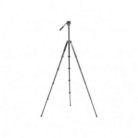 Video Tripod - Fotopro X-Airfly 3K Carbon Fiber 15kg Load Capacity Gray