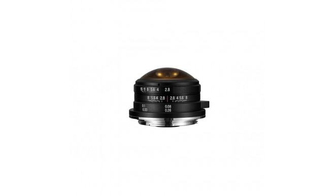 Camera Lens - Laowa 4mm f/2.8 Fisheye 210° Angle of View 135g