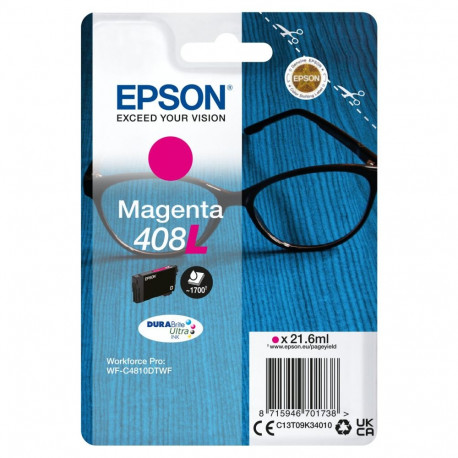 Tint Epson 408L Magenta 21.6ml WorkForce Pro WF-C4810DTWF, WF-C4310DW