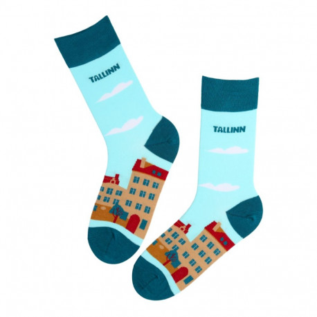 SOKISAHTEL CITY SOCKS TALLINN puuvillased sokid