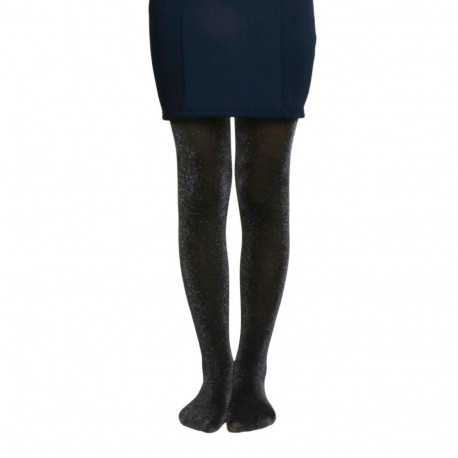 SOKISAHTEL STEFFI sädelusega musta värvi sukkpüksid tüdrukutele 428, 431, 432