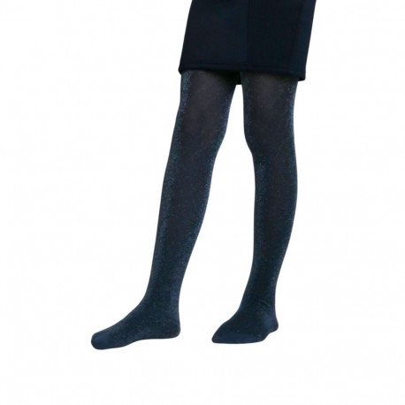 SOKISAHTEL STEFFI tumesinised sädelusega sukkpüksid tüdrukutele 432