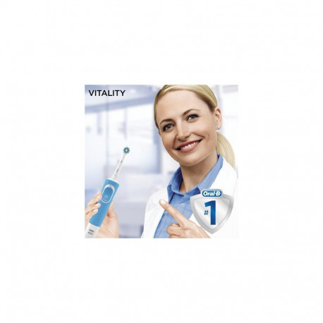 Oral-B Vitality 100 Cross Action Adult Rotating-oscillating toothbrush Blue