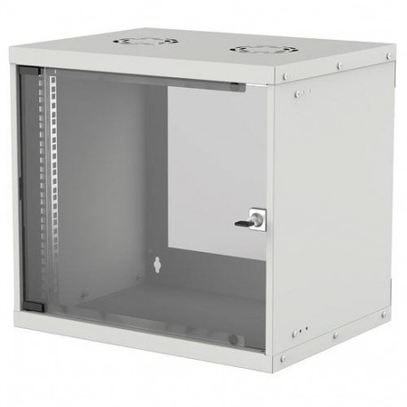 Intellinet 19" Network Cabinet - Wall Mount (Basic), 9U, 560mm Deep, Grey, Flatpack, Max 50