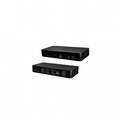 i-tec Universal Intelligent Dual Display Docking Station + Power Delivery 100W