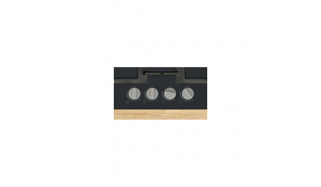 Bosch Serie 4 PNP6B6K40 hob Black Built-in 59 cm Gas 4 zone(s)