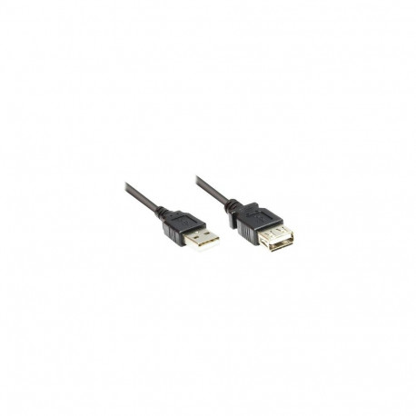 Alcasa 2511-OF5S USB cable USB 2.0 5 m USB A Black