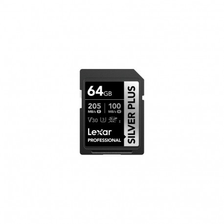 Lexar Professional SILVER PLUS 64 GB SDXC UHS-I Class 3