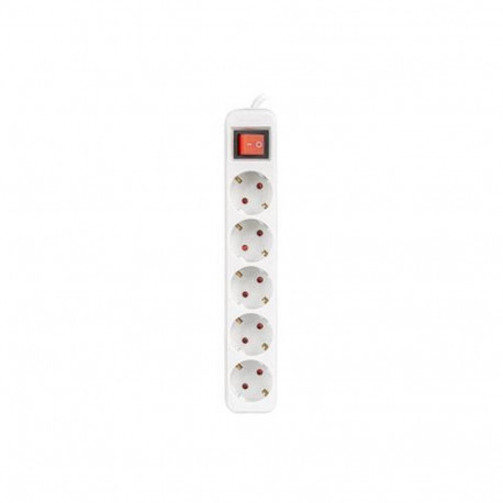 Lanberg PS1-05F-0150-W power extension 1.5 m 5 AC outlet(s) Indoor White