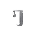 Deltaco SH-40 CPU holder Wall-mounted CPU holder Silver