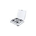 Promis KG400C hob Black, White Countertop Gas 4 zone(s)