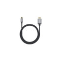 Manhattan USB-C to HDMI Cable, 4K@60Hz, 1m, Black, Equivalent to CDP2HD2MBNL, Male to Male, Three Ye