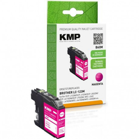 KMP B60M ink cartridge 1 pc(s) Compatible Magenta