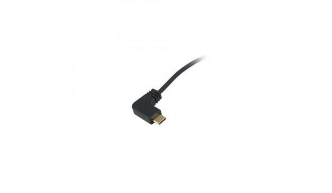 Equip USB 2.0 C to C 90°angled Coiled Cable, M/M, 1 m