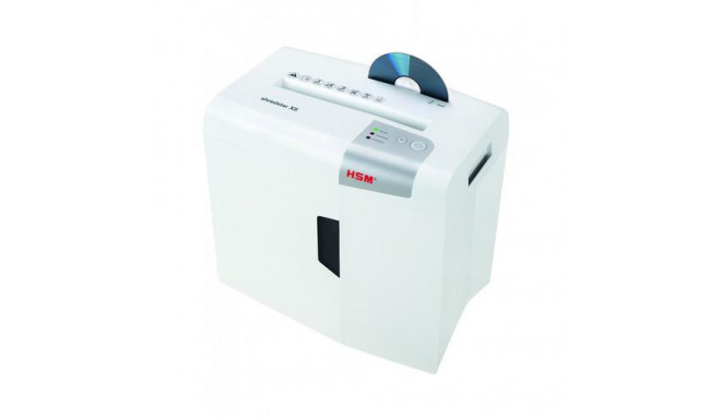 HSM X8 paper shredder Particle-cut shredding 58 dB 22 cm Silver, White