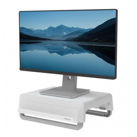 Fellowes Computer Monitor Stand with 3 Height Adjustments - Breyta Monitor Riser with Cable Manageme