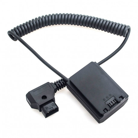 Caruba Sony NP FZ100 Full Decoding Dummy Batterij + D TAP (veer kabel)