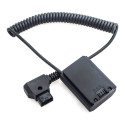 Caruba Sony NP FZ100 Full Decoding Dummy Batterij + D TAP (veer kabel)