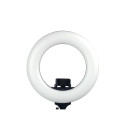 Caruba Round Vlogger 12 inch LED Set met Tas Zwart