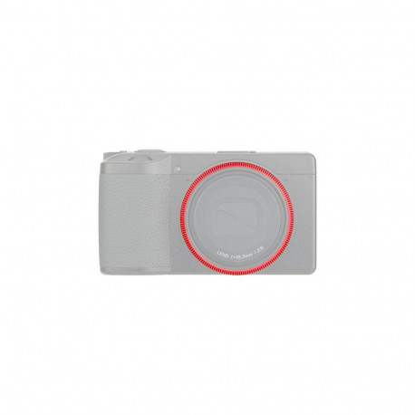 JJC RN GR3 RED Lens Decoration Ring for Ricoh GRIII