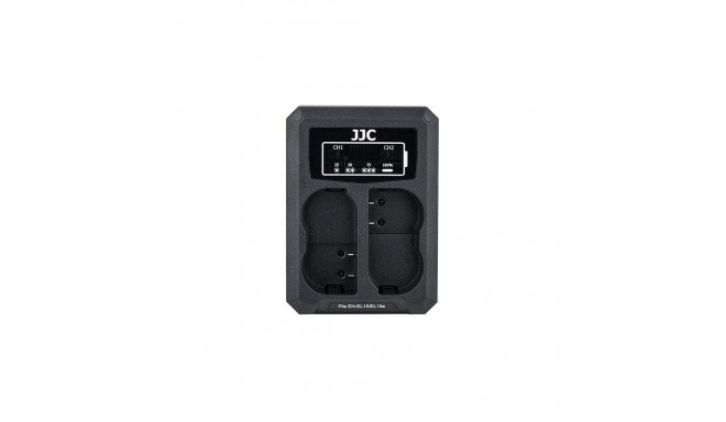 JJC Nikon DCH ENEL15 USB Dual Battery Charger (voor Nikon ENEL15 accu)
