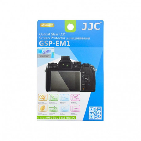JJC GSP EM1 screenprotector van optisch glas