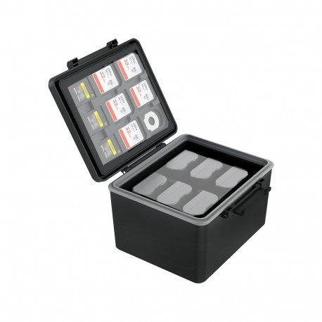 JJC JBC BAT6 Plastic Storage Case
