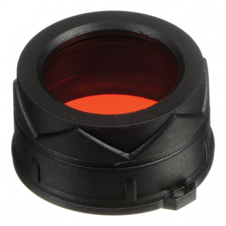 Nitecore NFR34 rood filter voor zaklampen met 34mm kopdiameter