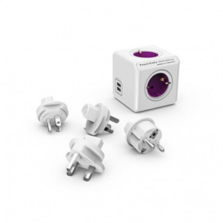 Allocacoc PowerCube ReWirable USB + 3x Plug