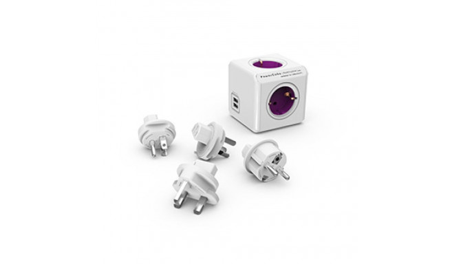 Allocacoc PowerCube ReWirable USB + 3x Plug