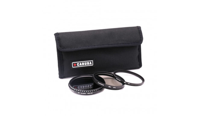Caruba UV + CPL + Variable ND2 400 Kit 77mm