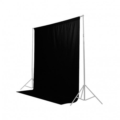 Caruba Achtergronddoek 3x6m Zwart