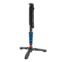 3 Legged Thing Punks Taylor 2.0 Magnesium Alloy Monopod Blue with Docz foot stabiliser