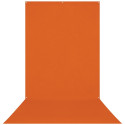 Westcott X Drop Wrinkle Resistant Backdrop Tijger Oranje Sweep (5' x 12')